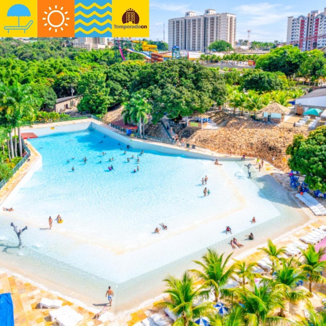 Piazza Com Acesso Ao Acqua Park - Gustavo Aparthotel Caldas Novas Esterno foto