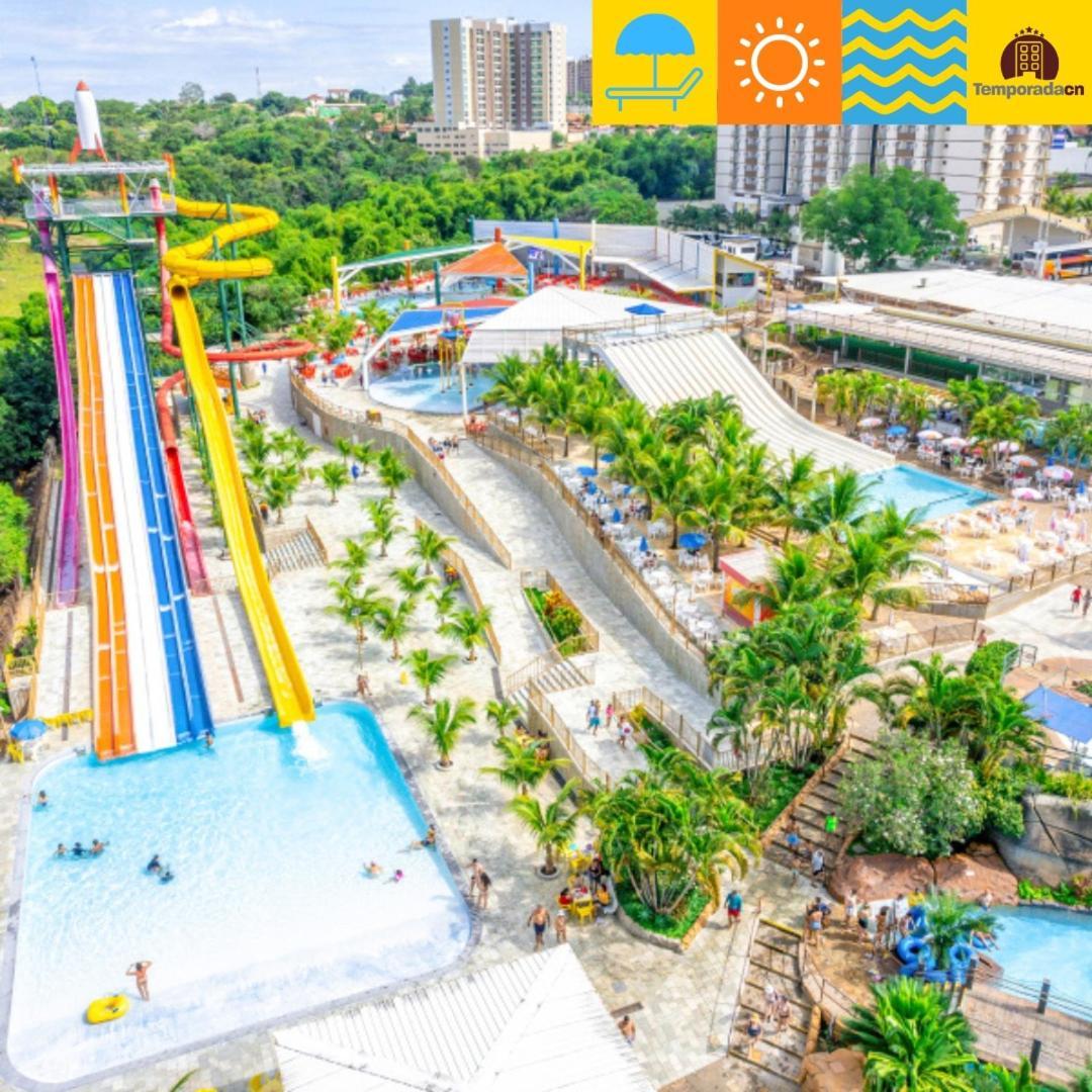 Piazza Com Acesso Ao Acqua Park - Gustavo Aparthotel Caldas Novas Esterno foto