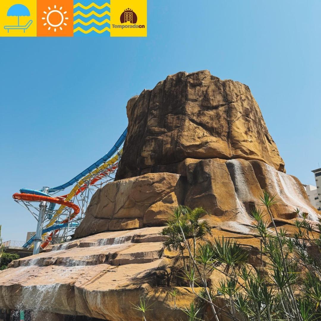 Piazza Com Acesso Ao Acqua Park - Gustavo Aparthotel Caldas Novas Esterno foto