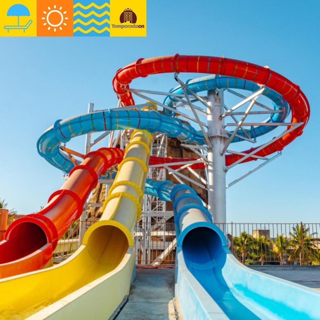 Piazza Com Acesso Ao Acqua Park - Gustavo Aparthotel Caldas Novas Esterno foto