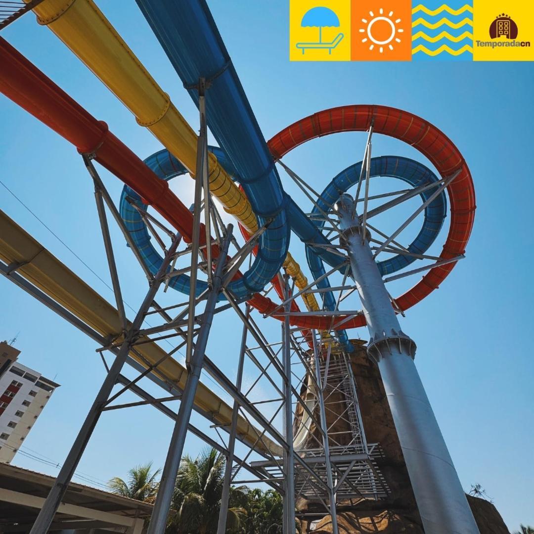 Piazza Com Acesso Ao Acqua Park - Gustavo Aparthotel Caldas Novas Esterno foto